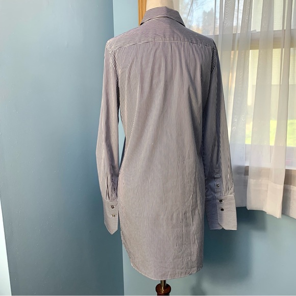 J. Crew Blue Endless Stripes Button Down Shirt - Picture 6 of 10